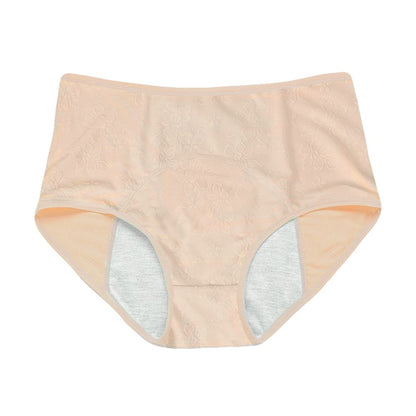 Blommig läckagesäker underkläder (Beige paket)