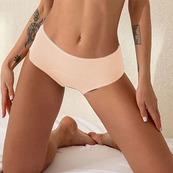 Bekväma & Diskreta Läckagesäkra Underkläder (Kraftig Flöde Beige 1-Pack)