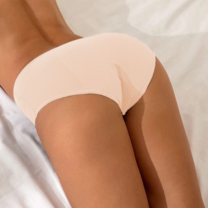 Bekväma & Diskreta Läckagesäkra Underkläder (Kraftig Flöde Beige 1-Pack)