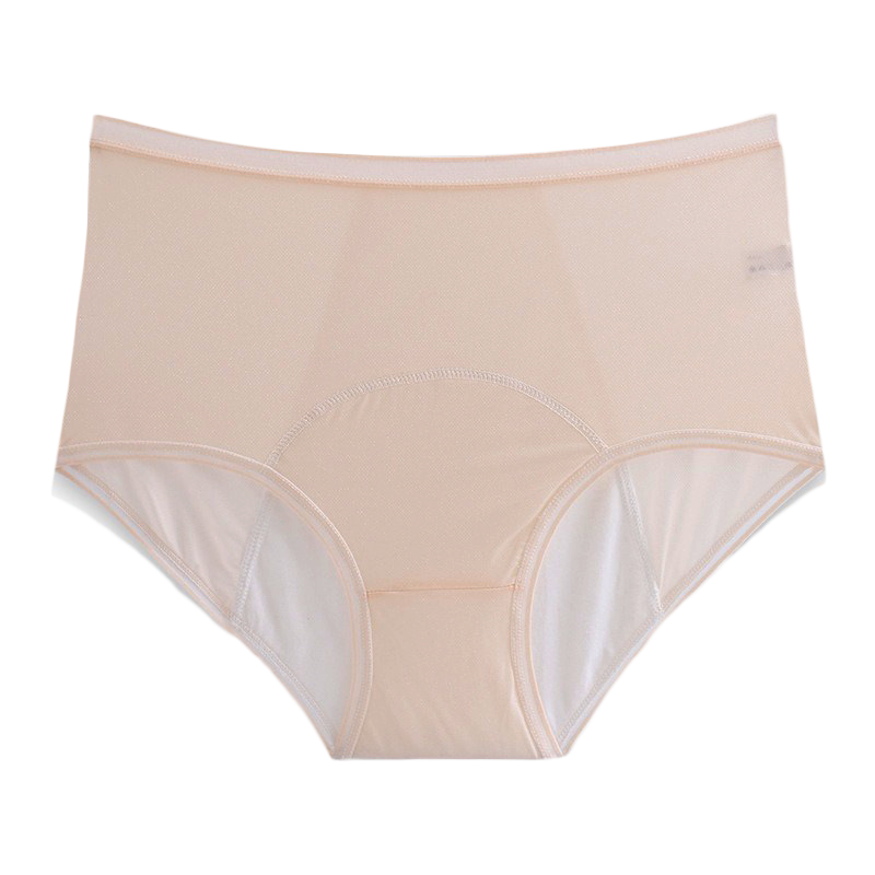 NY: Läcksäker Hög Midja (Beige 1-Pack)